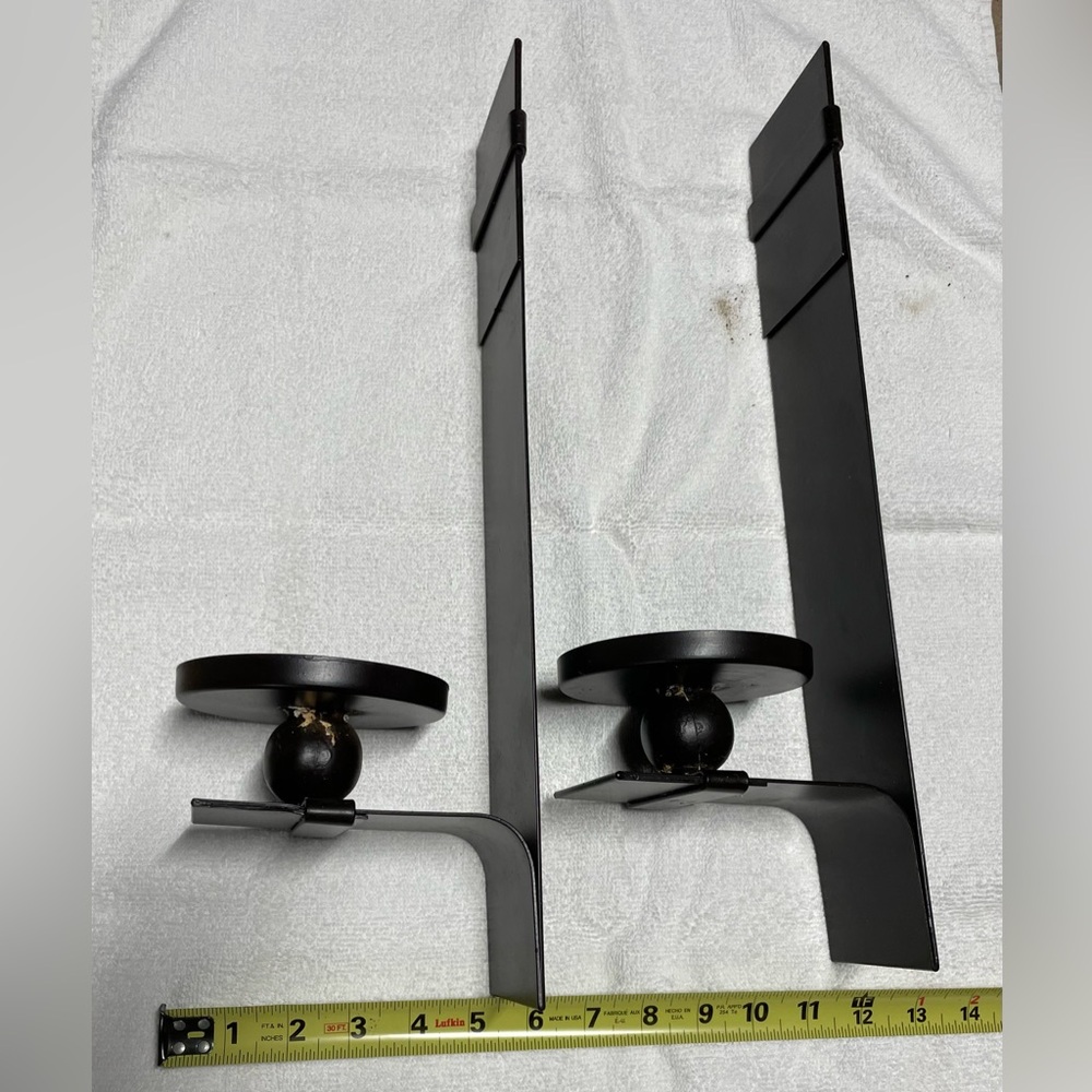 Black Metal Wall Sconces -Unbranded - Picture 4 of 8